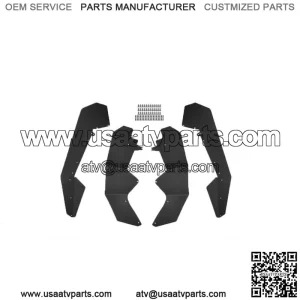 Rear & Front Mud Flaps Fender Flares Coverage for 2020-2023 Polaris RZR Pro XP (For: Polaris)