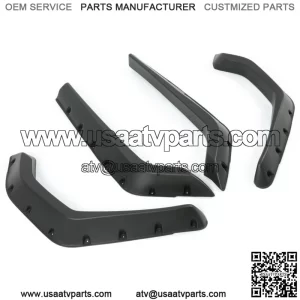 LH+RH 4Pieces Fender Flares For Polaris RZR 800 / 4 800 / 800 S 2008 2009 2010 (For: Polaris)