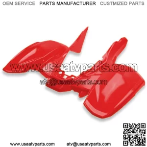 NEW POLARIS PREDATOR 500 FIGHTING RED REAR FENDER PLASTIC PLASTICS (For: Polaris)