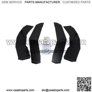 Front&Rear Mud Flaps Fender Guard for 2020-2024 Polaris RZR PRO XP/PRO R/Turbo R (For: Polaris)