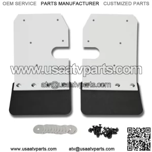 Mud Flaps for Polaris XL XXL Fenders RZR XP       WHITE