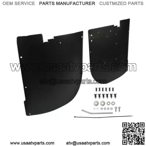 For 2013-2017 Polaris Ranger XP 900 XP 1000 Rear Mud Guards Fender Flares (For: Polaris)