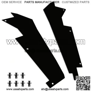RZR Rear Wheel Well Block Offs For Polaris RZR PRO XP Fender Flares Mud Guard (For: Polaris)