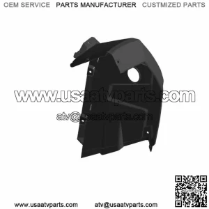 Polaris Front Fender, Right, White Lightning, Genuine OEM Part 5453278-599 (For: Polaris)