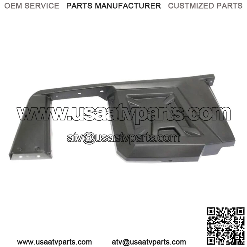 Polaris 5438057-070 FENDER-FRONT W/ RCKR RIGHT HAND BLACK Ranger 900 800 570 (For: Polaris) - Image 2