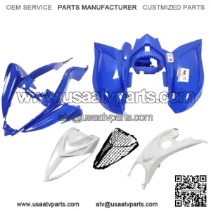For YAMAHA Raptor 700 2006-2025 Plastics Kit Bodywork Fenders BLUE Complete Set