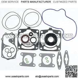 Polaris Full Engine Gasket Set 600cc 600 Indy Voyager INTL 144 2015 Snowmobile Liquid Cooled 2 Cylinder PWC 123-12012