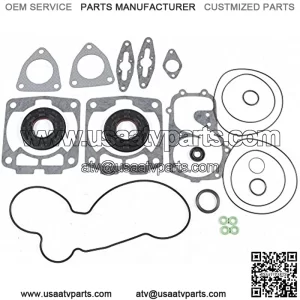 Polaris Full Engine Gasket Set 600cc HO RMK 2007-2008 Snowmobile Liquid Cooled 2 Cylinder PWC 123-12014