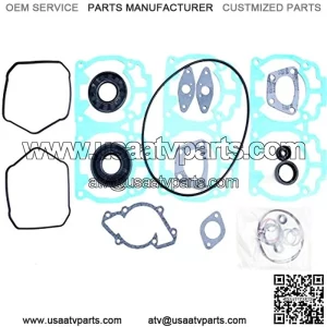 Full Engine Gasket Set 597 cc Engine Type 593 500 SS GTX Sport 2005-2009 Snowmobile Liquid Cooled 2 Cylinder PWC 123-15011