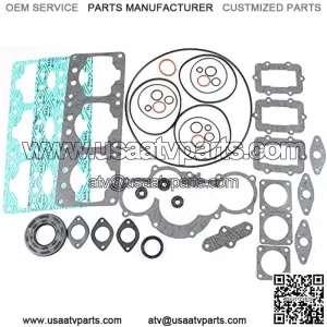 Full Engine Gasket Set 699.2 cc Engine Type 700 Formula GT, SE 1997-2000 Snowmobile Liquid Cooled 3 Cylinder PWC 123-15005