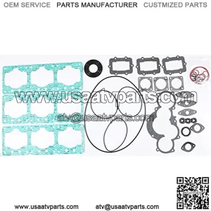 Full Engine Gasket Set 796.3 cc Engine Type 800 Formula III 809 1999-2000 Snowmobile Liquid Cooled 3 Cylinder PWC 123-15004