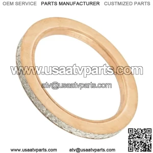 Exhaust Muffler Pipe Head Gasket For Yamaha Viking 700 Yxm700 2014 2015 - 2021