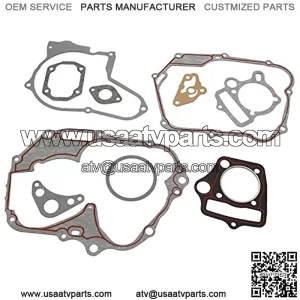 Engine Head Cylinder Stator Clutch Intake Gasket Set Compatible with Chinese Honda 110cc Horizontal Engine ATV Dirt Bike Go Kart Quad 4 Wheeler Dune Buggy