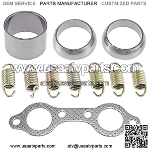 ATV Exhaust Pipe Manifold Gasket and Spring Rebuild Kit for Polaris for Ranger 800 2013-2014 5811511 3610181