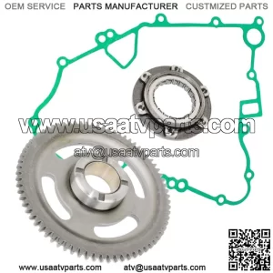 Starter Clutch Idler Gear Gasket for Kawasaki Prairie 700 KVF700 4X4 2004-2006 (Fits: Kawasaki)
