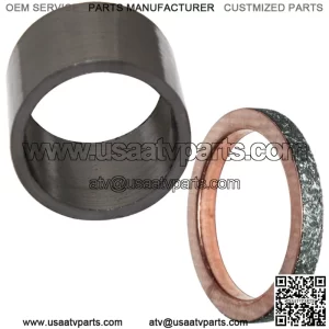 Exhaust Pipe Muffler Gaskets for Yamaha Kodiak 400 YFM400F 4X4 1993-2006