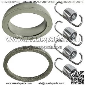 Exhaust Gaskets & Springs Kit for Arctic Cat Wildcat 4 4X X 1000 2012-2016