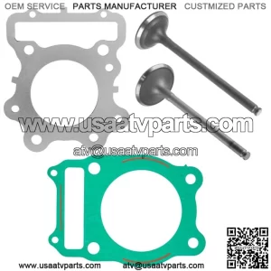Valves & Head/Base Gaskets Kit for Honda BIG RED ATC250ES 1985-1987