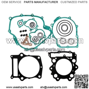 Complete Gasket Kit For Yamaha Grizzly Rhino 660 ATV UTV Engine Top Bottom End (Fits: Yamaha Rhino 660)