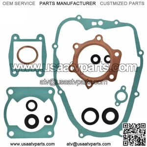 Complete Engine Gasket kit Set with Oil Seals for Yamaha Blaster 1988-2006