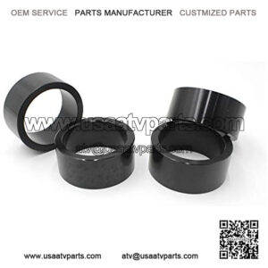 2.5" Front Rear Suspension Leveling Lift Spacer kit Extension Spacers for CAN AM Bombardier Outlander 400 500 650 800 ATV(Black)