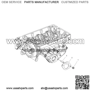 Polaris Gasket, Genuine OEM Part 3040083, Qty 1