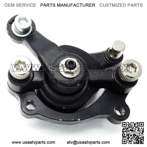 Front + Rear Disc Brake Calipers Pads 49cc Mini PIT Dirt Quad Pocket Rocket Bike(left opening)