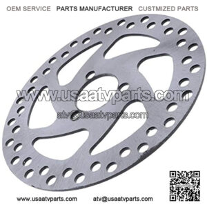 140mm 3 Bolt Brake Disc Rotor for Apollo 2-Stroke 49cc ATV Dirt Bike, Metal