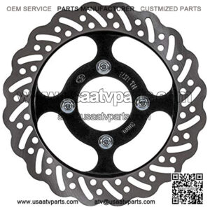 220mm Rear Brake Disc Rotor for 150cc-350cc Dirt Pit Bike UTV ATV Go Kart