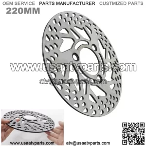 220MM ATV Brake Caliper Disc Disk Rotor Trail Quad Dirt Bike ATV Buggy Hardware