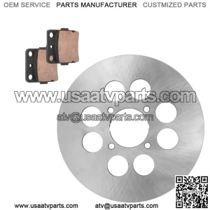 Rear Brake Disc Rotor w/ Brake Pads fits Yamaha Raptor 660R YFM660R 2002 - 2005