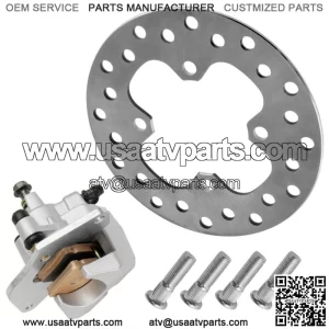 Brake Caliper Right Front W/ Disc & Studs For Honda Rancher TRX420TM 2014-2022