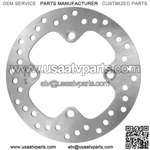 Rear Brake Disc Rotor fits Yamaha Grizzly 550 YFM550F YFM550D 4x4 2012 2013 2014
