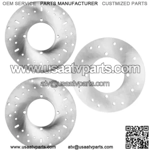 Front Rear Brake Disc Rotor for Polaris Sportsman 500 450 2004 2005 2006