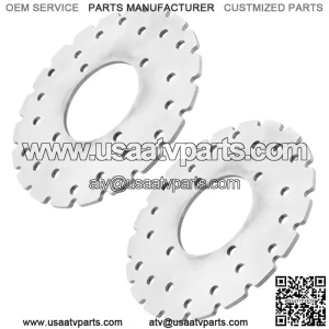 Front Left Right Brake Disc Rotor for Polaris Scrambler 500 2x4 4x4 2001 - 2009
