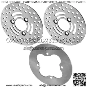 For Suzuki Quadsport Z400 Front Rear Brake Disc Kit LT-Z400 LTZ400Z 2003 - 2013
