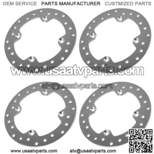 4x Brake Disc Rotor Front/Rear NEW for CanAm Outlander MAX 450 6x6 2019-2022