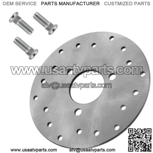 Rear Brake Disc Rotor w/ Bolts fits Polaris Scrambler 500 4x4 2x4 2001 2002-2004