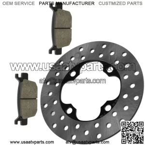 Front Left or Right Brake Disc w/Pad for Honda FourTrax Rincon TRX680FA 2006-14