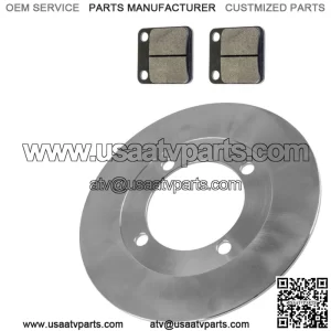 Front L OR R Brake Disc & Pads For Suzuki Eiger 400 LTA400 LTA400F 2002-2007