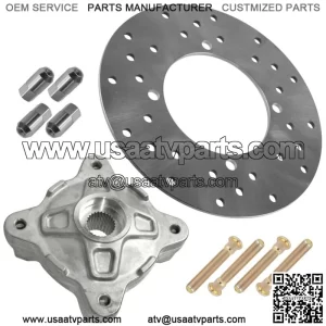 Rear Wheel Hub & Brake Disc Kit for Polaris RZR 800 S 2012  2013 2014 QTY10