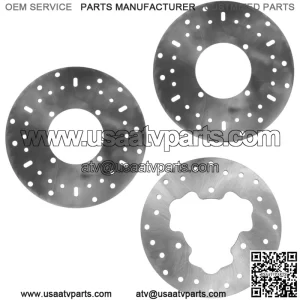 Front Left / Right and Rear Brake Disc Rotor for Polaris 5244314 and 5253186