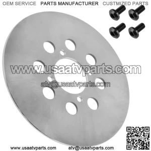 Rear Right Brake Disc w/Bolts for Yamaha Warrior 350 1988-1989 / 2XJ-25831-50-00