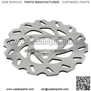 Front Rear Brake Disc for Suzuki LT-Z400 Quadsport 2003-2014