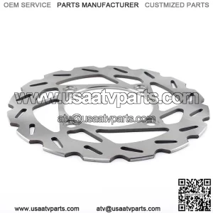 Front Rear Brake Disc for Yamaha YFM700 FGPDU Ducks Unlimited Edition/YFM700 Grizzly Auto 4x4 (Power steering) EPS 2007-2009