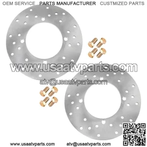 2 Rear Disc w/ Stud Bolt fits Polaris Sportsman 800 4x4 2007 2008 2009 2010 2011 (For: Polaris Sportsman 800)