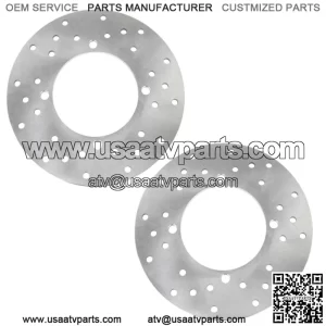 2 Rear Brake Disc Rotor for Polaris 5248250 Disc Brake Rear 2 Units (For: Polaris Sportsman 570)