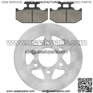 Rear Parking Brake Disc Rotor W/Pads for Yamaha Rhino 700 YXR700 4X4 2008-2013(For: Yamaha Rhino 700)