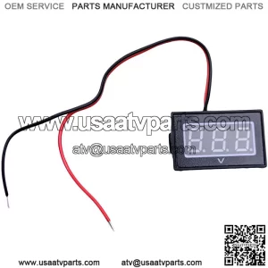 36V Golf Cart Digital Volt Meter Battery Gauge Golf for Club Car Cart E-Bike Bicycle Motorcycle Yamaha 12 24 36 48 Volt - Blue