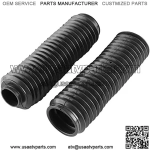 1 Pair Motorcycle Fork Cover,Black Motorcycle Front Fork Tubes Boots Rubber Sleeve Shock Cover for CQR ATV Dirt Bike